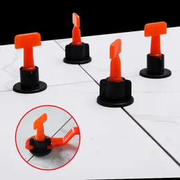 10st Railable Tile Leveling System Clips Justerbara Locator Spacers Floor Wall Tiles Keramisk nivå Wedges Construction Tool