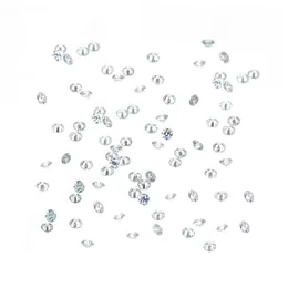 GIGAJEWE White D Color Round Cut VVS1 ألماس مويسانيتي صغير 1 قيراط لصنع المجوهرات