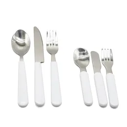 Sublimacja Puste Zestawy Sztućce Dorosłych i Child Ciepła Przeniesienie Spoon Forks Nives Western DIY Naczynia Zestaw Boże Narodzenie prezenty SN6171