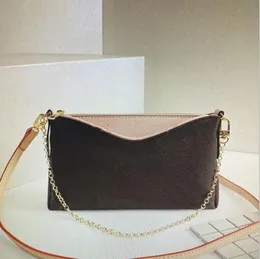 M41638 Hakiki Deri Klasik Çantalar Mono Tuval Pallas Kavramalar Kadın Tote Zincir Crossbody Çanta Moda Omuz Çantaları 01