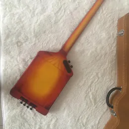 Michael Anthony van Helen Chickenfoot WineBottle Electric Bass Guitar 4 Strängar Kina Bass, Hand Arbetsfärg, Svart hårdvara, Tremolo Tailpiece