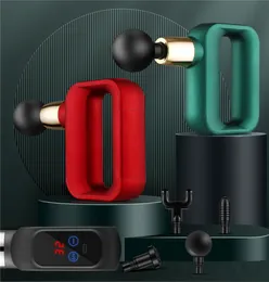 Motoruppladdningsbar djupvävnadspistol Massager Elektrisk minimassagepistol med USB-laddare