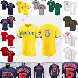 Nomar Garciaparra Jersey Phathers Day Salute to Service 2021 City Connect Gray Navy White Fans Player Green Size S-3XL All Stitched