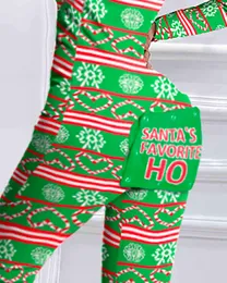 New Year Christmas Womens Functional Buttoned Flap Printed