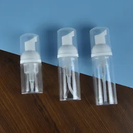 30ml 50ml 60ml Plastic Foam Pump Bottle 2oz Clear White Soap Dispenser Bottles Hand Sanitizer Mousses Liquid Foaming Container GF389