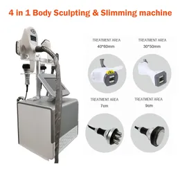 Senaste Multi-Function Bantning Beauty Machine Combine Vac + Roller + RF + Infraröd Ljus För Kroppsformning Celluliter Reduktion