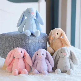Paskalya tavşanı 12 inç 30 cm peluş dolu oyuncak yaratıcı bebek yumuşak uzun kulak tavşan hayvan çocuklar bebek sevgililer günü doğum günü hediyesi dd