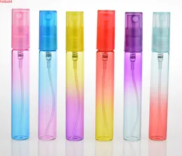 50 x 8ml Färgglada Tom Refillerbar Glass Parfymflaska 8cc Clear Parfume Atomizer Mini Sprayer Bottle Goods