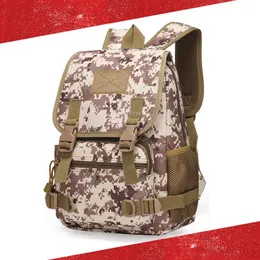 حقيبة تكتيكية عسكرية للتخييم في المشي لمسافات طويلة كرة الطلاء CS Climbing Army Camo Backpack Pags Outdoor Actions