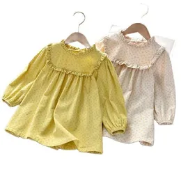 Vidmid tjejer klänning sommar höst blomma prinsessan klänning flicka kläder barn kläder söta djur baby flickor klänningar p523 q0716