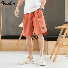 Huncher Mäns Casual Shorts Sommardbräda Hip Hop Japanska Streetwear Kortbyxor för plusstorlek 210721