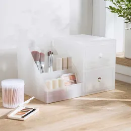 Transparent Cascading Office Stationery Smycken Förvaring Box Desktop Finishing Drawer Makeup Typ Hudvård N10N010B119 211102