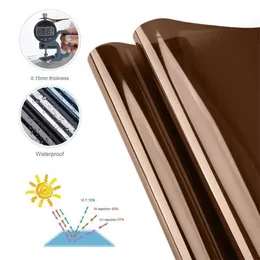 One Way Privacy Window Film Sun Blocking Mirror Tint Solar Film Vinyl Self-adhesive Static Window Sticker Heat Control Anti UV Y200416