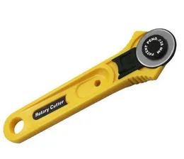200PCS 28mm Kreisschnitt Gelb Rollschneider Klinge Patchwork Stoff Leder Handwerk Nähen Werkzeuge