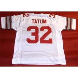 Custom 009 Youth Women Vintage Ohio State Buckeyes # 32 Jack Tatum Football Jersey Rozmiar S-5XL lub niestandardowa Dowolna nazwa lub Jersey Number