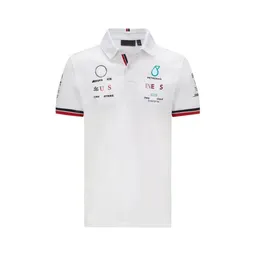 Męskie koszulki męskie koszulka F1 Formuła 1 wyścigowe kobiety swobodne koszulki z krótkim rękawem Lewis Hamilton Team Ubrania robocze Tshirts KVXV241M B4I8