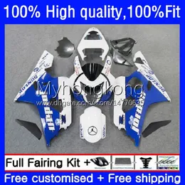 Bodys de Molde de Injeção para Suzuki GSXR600 Branco Novo GSXR-750 GSX-R750 K4 750CC 04 05 20No.62 GSXR 600 750 CC 600cc GSX-R600 04-05 GSXR750 GSXR-600 2004 2005 Fairings OEM