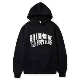 Moda carta impressão bilionário clube das mulheres dos homens rua adolescente maré marca esportiva unisex hoodie hip hop roupas