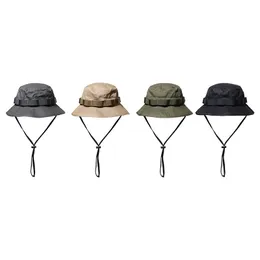 2021バケツ帽子キャップファッション男性Stingy Brim Hats男女性デザイナーユニセックスサンハットフィッシャーマンキャップ刺繍バッジ通気性カジュアル高品質H-7155-1
