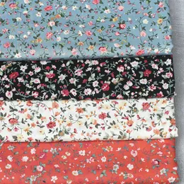 100cm * 147cm etnisk skjorta Material Naturligt bomull Poplin Fabric Calico 210702