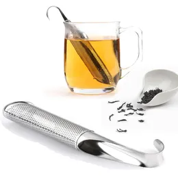 Stainless Steel Strainer Tea Set Simple Hanging Filter Tool Telescopic Tea Filter Tea Maker Kitchen Accessories Tool