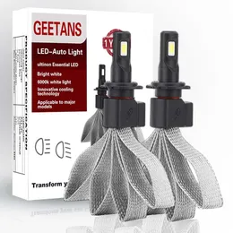 Reflektor pojazdu H4 H7 LED Lights 9005 H11 H8 H9 HB1 HB3 9006 9007 880 Auto Lampa Bulb Light Light 12 V 8000LM 6000K 2 sztuk / para