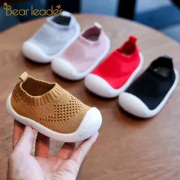 Melario Baby Shoes First Shoes Fashion Boys Walkers Toddler First Walker Girl Kids Soft Rubber Shoe Knit Booties Anti-slip 210412