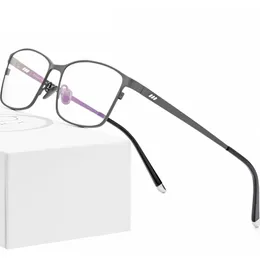 Reines Titan Brille Rahmen Männer Platz Brillen Männlichen Klassischen Voll Optische Brillen Rahmen Gafas