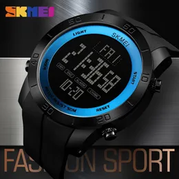 Skmei Sport Watch Homens Pu Strap 5bar Relógios Multi-Função Impermeáveis ​​Homens Relógio Digital Relogio Masculino 1353-2022