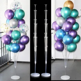 Party Decoration 1/2Set Balloons Stand Balloon Display Support Stick Birthday Decorations Kids Ballon Arch Baloon Accessories Wedding Decor