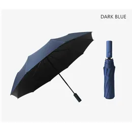 Anti Ultraviolet Parasol Sunny-Rainy Parapluie Business Strong 3 Folding Umbrella for Men and Women