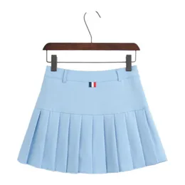 Юбки Merry Pretty Women Skirt 2021 Высокая талия Плиссированная женская твердая A-Line Sailor Plus Size Японская школьная форма