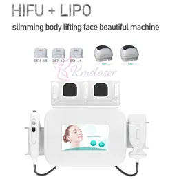 2 W 1 HIFU Liposonix Body Odchudzanie Maszyna do podnoszenia twarzy Wysoka intensywność Skutarki Ultrasonograficzne Slim Sprzęt kosmetyczny