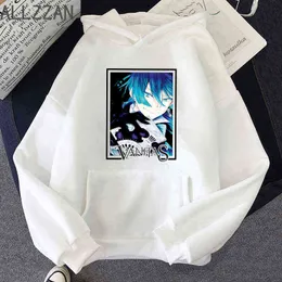 Anime fallstudien av vanitas hoodie mode print pullovers toppar vinter kläder unisex grafiska tröja streetwear y211122