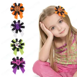 Meninas Acessórios De Cabelo Cabeleireiro Bebê BB Grampo Kids Barrettes Fita Childrens Abóbora Abóbora Ghost Halloween Party