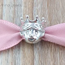 DIY Charms för Septum Smycken Tillverkare Prince Crown Charm Pandora Sterling Silver Armband Kvinnor Bangle Chain Bead Pendant Halsband Moder Daggåva 791959