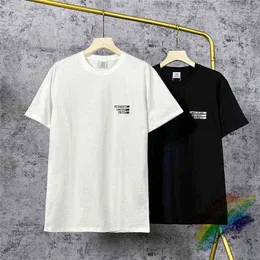 2021SS VETEMENTS LIMITED EDITION Tee Men Women High Quality VETEMENTS T-shirt VTM Tops Collar Tag G1217