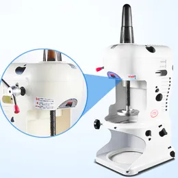 Electric Snow Cone Ice Shaver Machine 110V/220V Block Ice Crusher Chopper Smoothie Machine Automatic Shaved Ice Maker