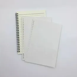 Sublimacja Spral Notebook A4 Notatniki Cewki do druku Spersonalizowane Czasopisma Pisanie Sublimacji Puste DIY Dostosowane Prezenty Większość