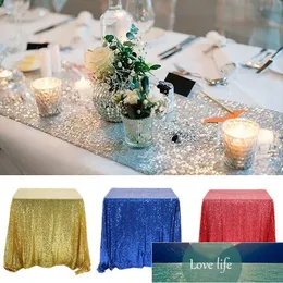 Столовая ткань S-XL Sequin TableCloth El Restauration Настольный Украшение Сторона Банкетный Полиэстер Многоцветный Роскошный