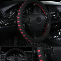Ratthjul täcker 38 cm Elastic Car Cover Anti-Slip Styling Steering Wheel Skidproof interiör Tillbehör för de flesta Carsteering CoverSstee