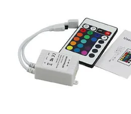 24 Kontrolery kluczy IR Zdalny kontroler dla RGB SMD 3528 5050 5630 LED Elastyczne oświetlenie paska Tape 300 LED Dimmer CE Rosh