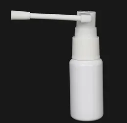 2021 0.68oz White Plastic Empty Portable Refillable Nasal Spray Bottle With 360 Degree Rotation Atomizer Makeup Water Container For Travel