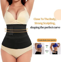 Fita de treinamento de cintura invisível envoltório Snatch Me Up Bandage Wrap Cinto de suporte de cintura lombar Ajustável para costas Ferramenta Cinta De Entrenamiento De Cintura