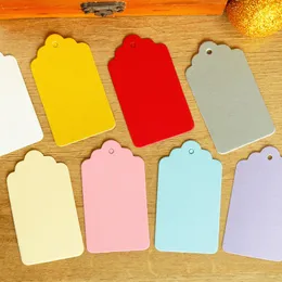 Bookmark 100pcs Creative Stationery Bookmarks Colorful Paper Gift Tags Wedding Party Decoration Invitation Cards Hang Craft Labels