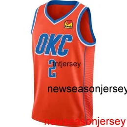 Camisa Swingman #2 Shai Gilgeous-Alexander personalizada barata costurada masculina feminina juvenil XS-6XL camisas de basquete