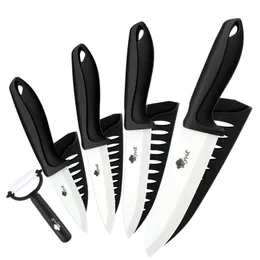 Ceramic Knife Set 3 4 5 6 inch Kitchen Fruit Vegetable Utility Slicing Zirconium White Blade Chef Knives