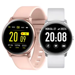 KW19 Relógio inteligente feminino Monitor de freqüência cardíaca IP67 à prova d'água masculino Relógio de pulso esportivo Rastreador de fitness Relógios inteligentes para Android IOS Phone