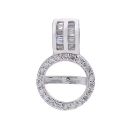 Present DIY Zircon Pendant Pearl Inställningar 925 Sterling Silver Blank Base för pärlor Smycken 5 stycken