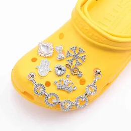 금속 디자이너 Jibz 매력 액세서리 액세서리 Clog 신발 단추 장식 귀여운 꿀벌 매력 악화 신발
